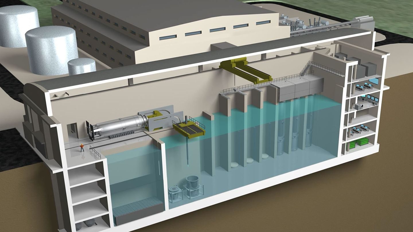 Modular nuclear reactor plant